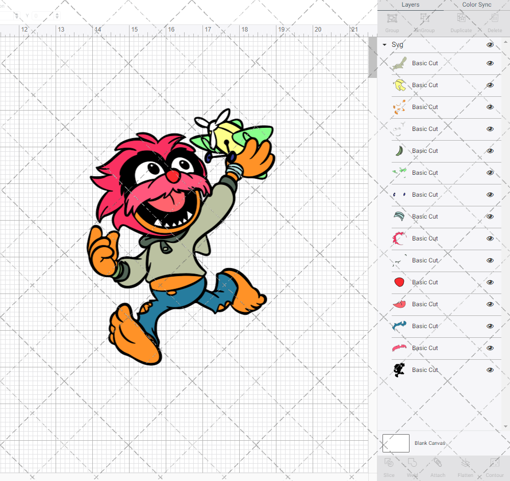Animal - Muppet Babies, Svg, Dxf, Eps, Png SvgShopArt