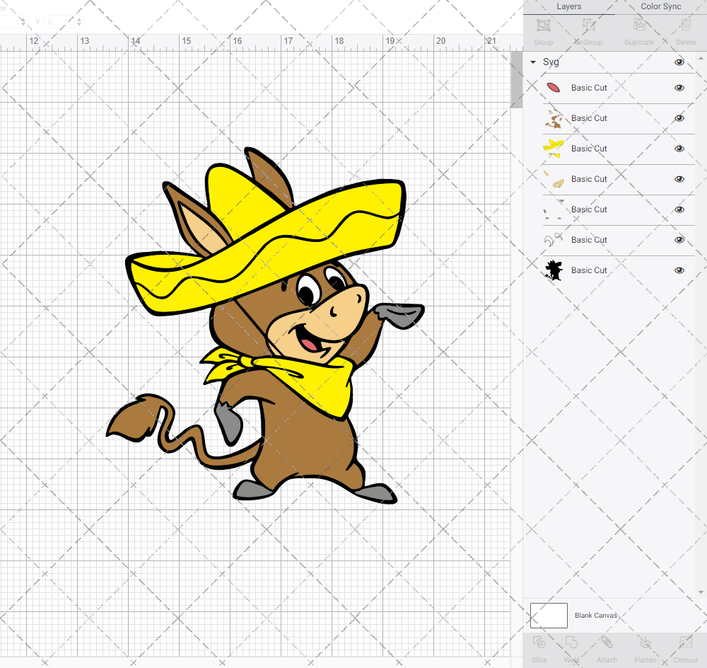 Baba Looey - Quick Draw McGraw, Svg, Dxf, Eps, Png SvgShopArt