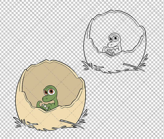 Baby Arlo - The Good Dinosaur 002, Svg, Dxf, Eps, Png SvgShopArt