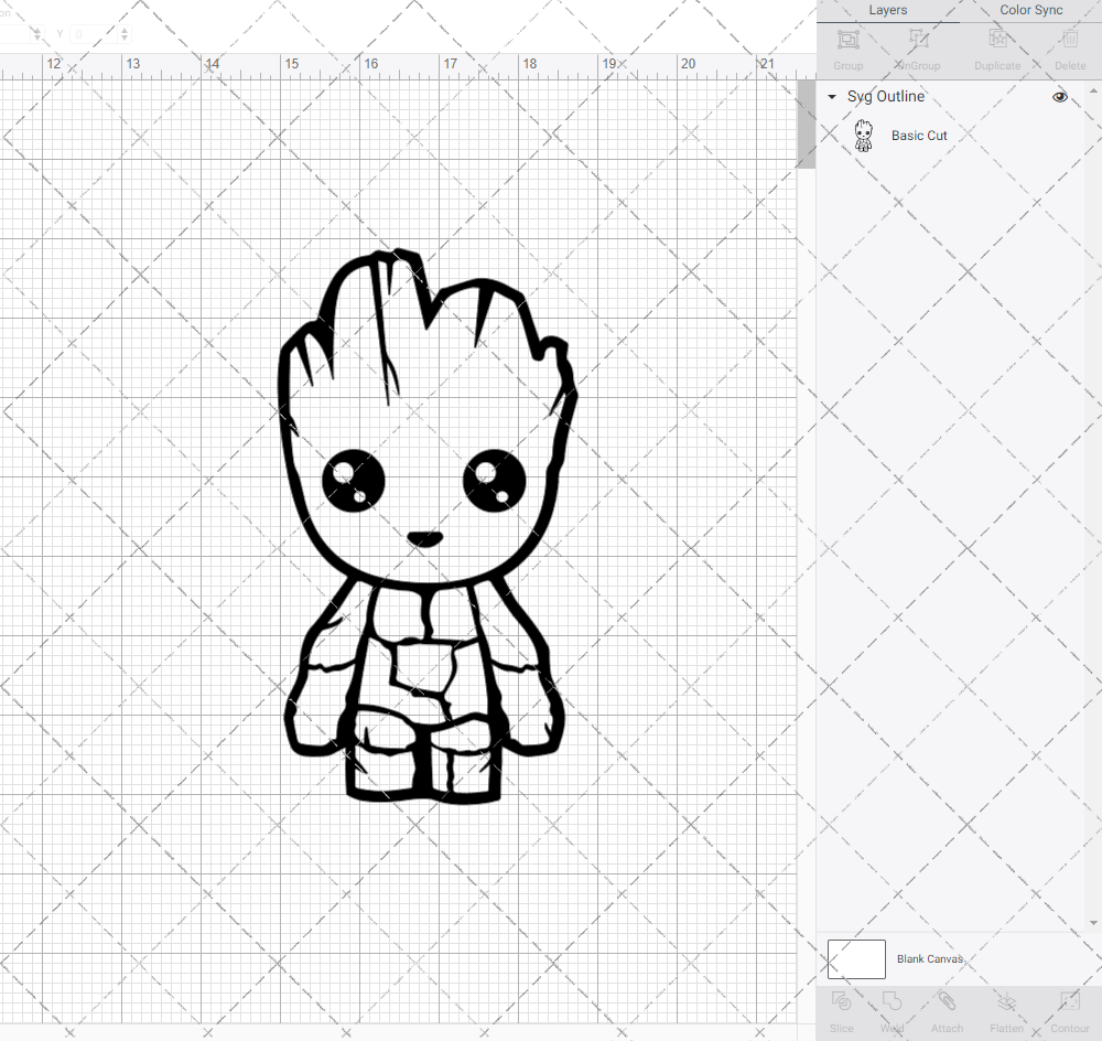 Baby Groot, Svg, Dxf, Eps, Png SvgShopArt