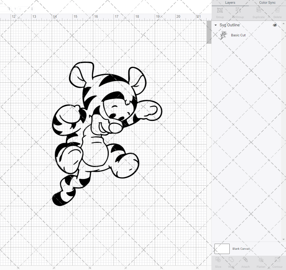 Baby Tigger - Winnie The Pooh, Svg, Dxf, Eps SvgShopArt