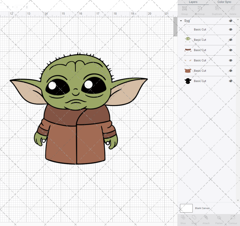 Baby Yoda - Mandalorian, Svg, Dxf, Eps, Png SvgShopArt