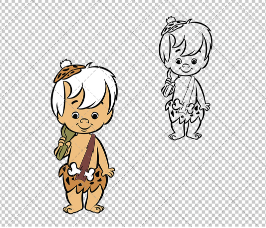 Bamm Bamm Rubble - The Flintstones, Svg, Dxf, Eps, Png SvgShopArt