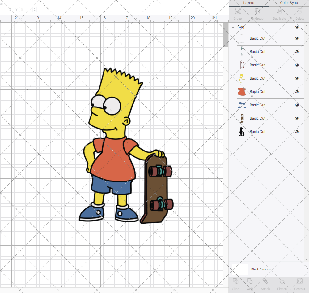 Bart Simpsons - The Simpsons, Svg, Dxf, Eps, Png SvgShopArt