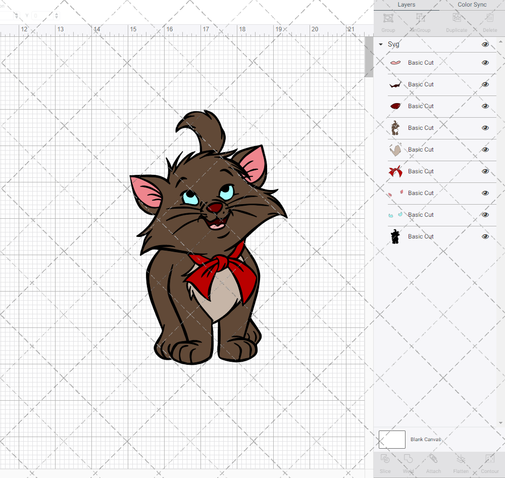 Berlioz - The Aristocats, Svg, Dxf, Eps, Png SvgShopArt