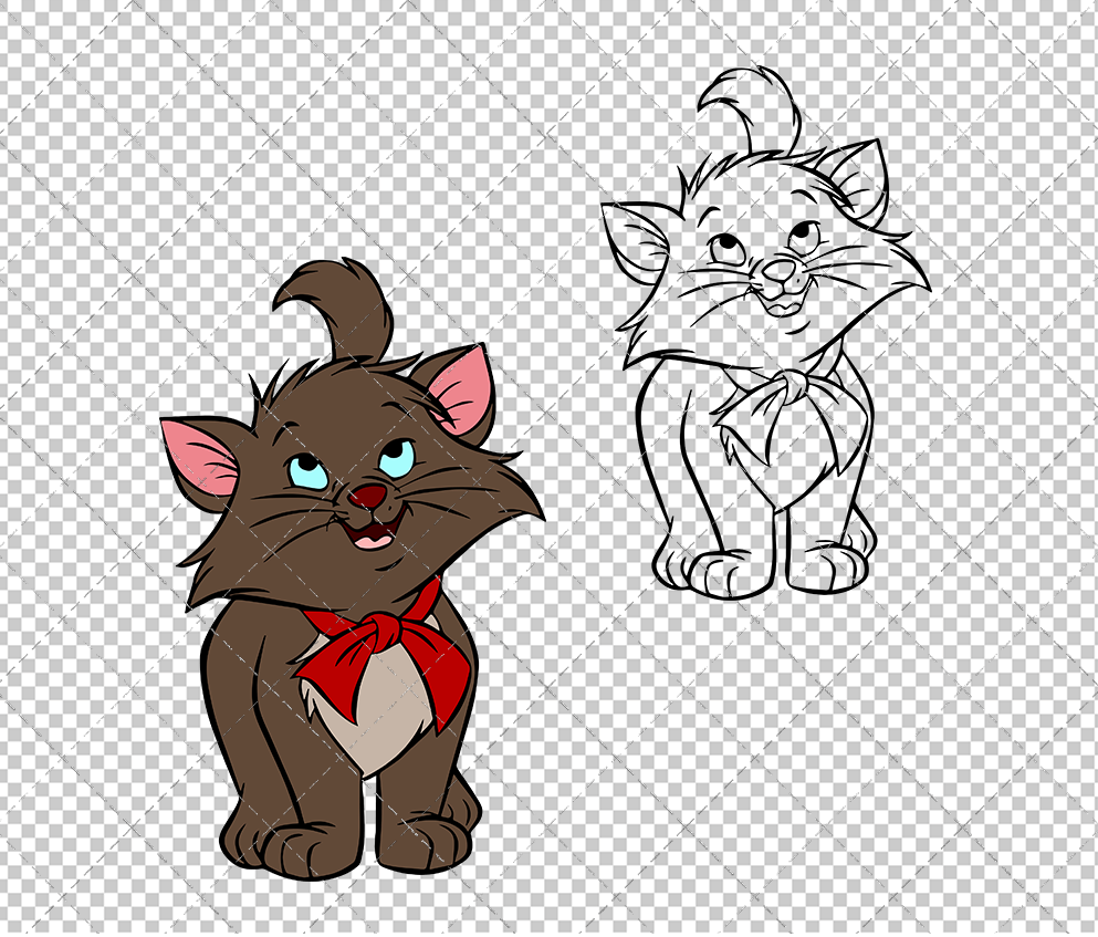 Berlioz - The Aristocats, Svg, Dxf, Eps, Png SvgShopArt