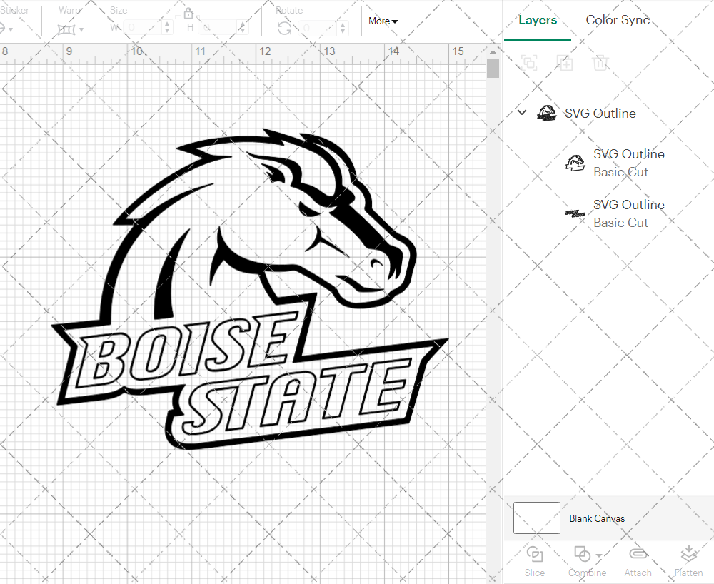 Boise State Broncos Alternate 2002 002, Svg, Dxf, Eps, Png 003