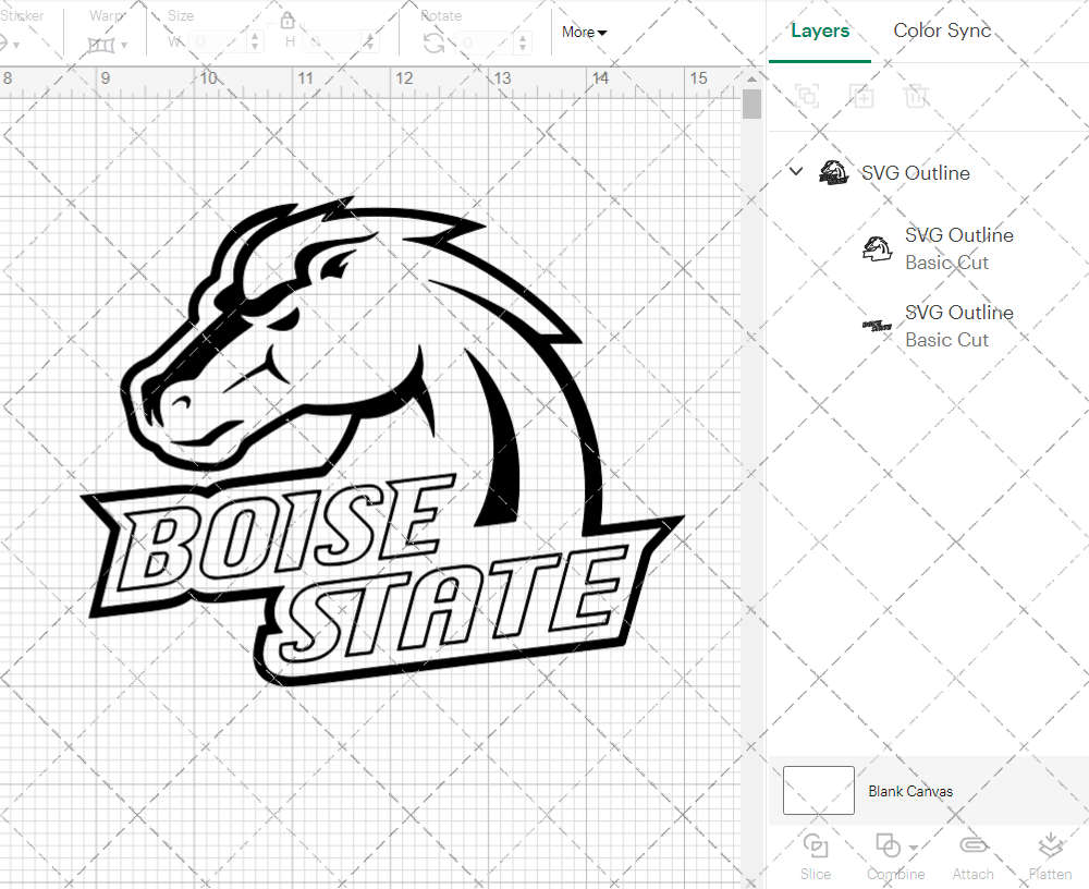 Boise State Broncos Alternate 2002 003, Svg, Dxf, Eps, Png 002