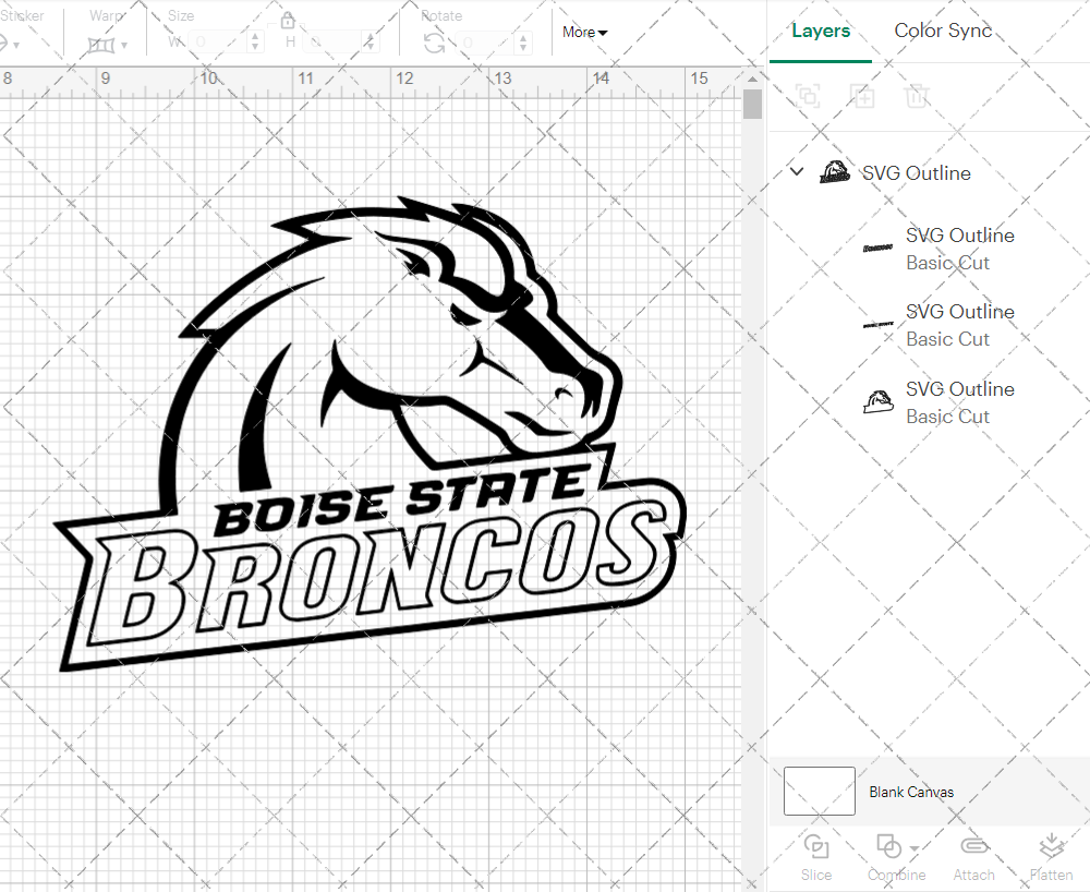 Boise State Broncos Secondary 2002 025, Svg, Dxf, Eps, Png 003