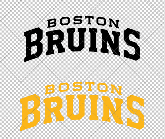 Boston Bruins Wordmark 2024, Svg, Dxf, Eps, Png - SvgShopArt