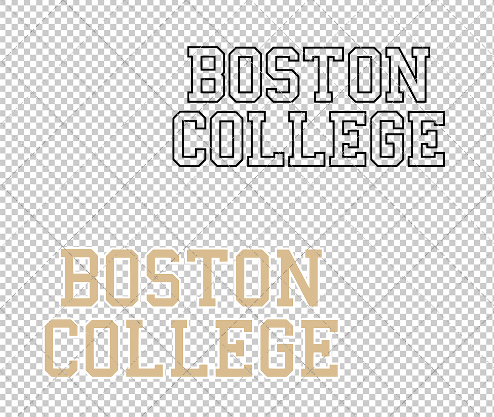 Boston College Eagles Wordmark 2016 012, Svg, Dxf, Eps, Png