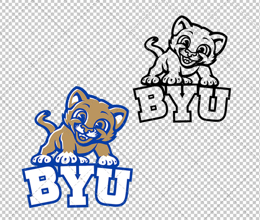 Brigham Young Cougars Misc 2016 002, Svg, Dxf, Eps, Png