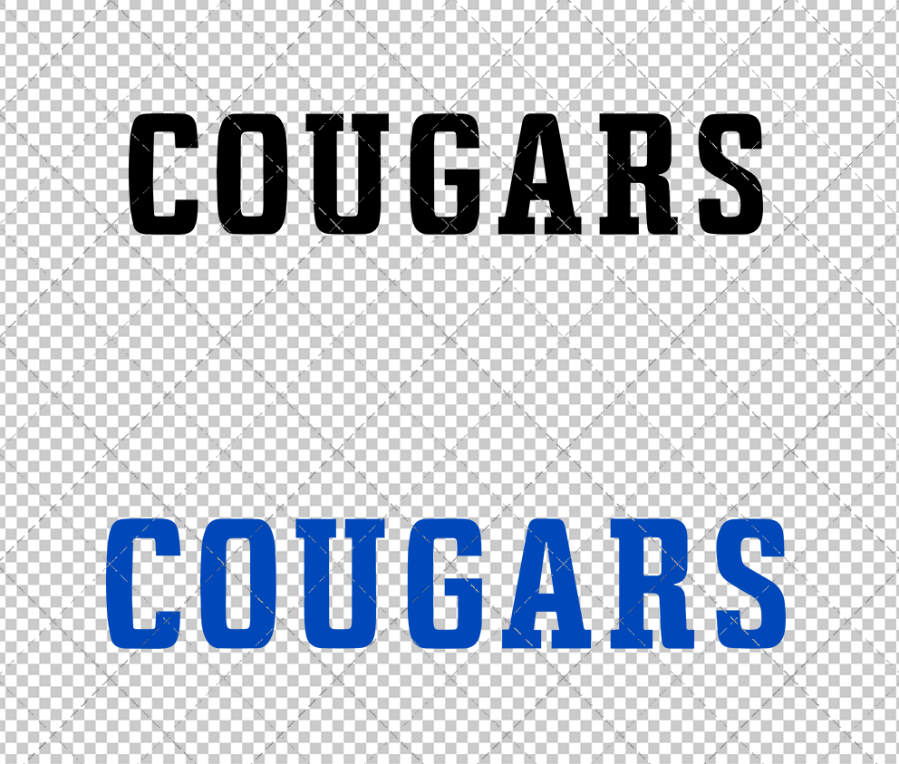 Brigham Young Cougars Wordmark 2019 002, Svg, Dxf, Eps, Png