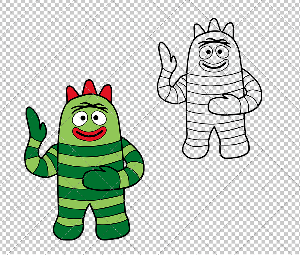 Brobee - Yo Gabba Gabba, Svg, Dxf, Eps, Png SvgShopArt