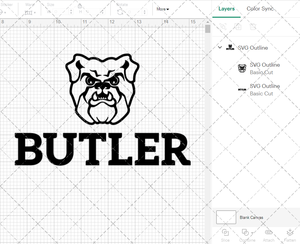 Butler Bulldogs Alternate 2015 004, Svg, Dxf, Eps, Png - SvgShopArt