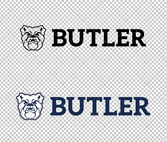 Butler Bulldogs Alternate 2015, Svg, Dxf, Eps, Png - SvgShopArt