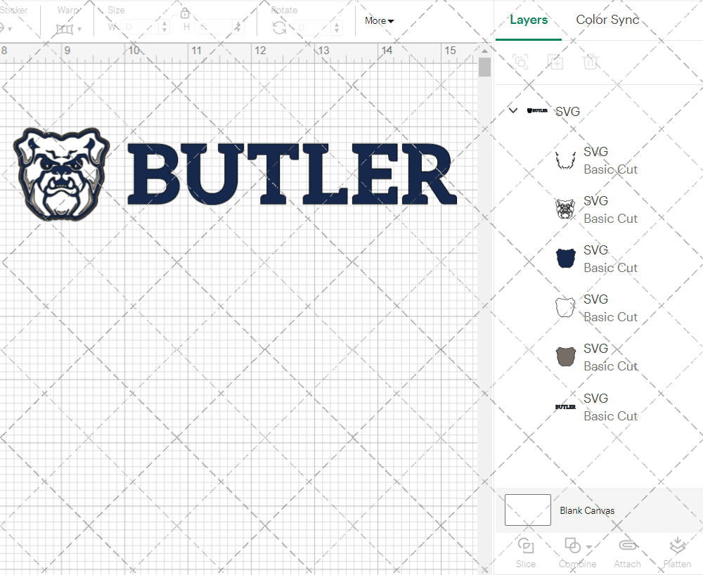 Butler Bulldogs Alternate 2015, Svg, Dxf, Eps, Png - SvgShopArt