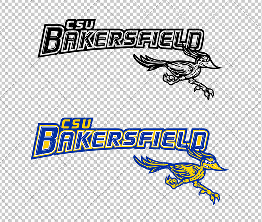 CSU Bakersfield Roadrunners Secondary 2006 002, Svg, Dxf, Eps, Png - SvgShopArt