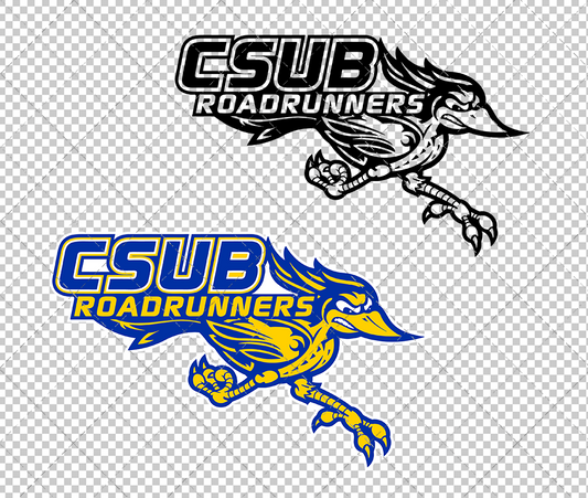 CSU Bakersfield Roadrunners Secondary 2006 003, Svg, Dxf, Eps, Png - SvgShopArt