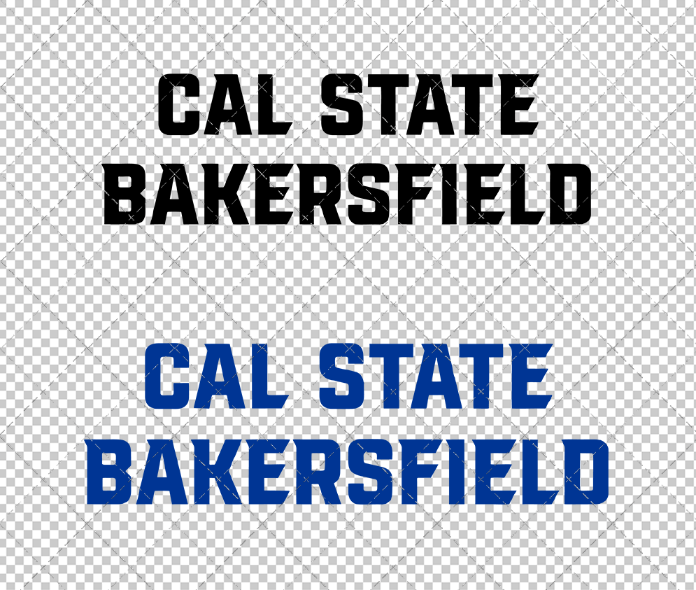 CSU Bakersfield Roadrunners Wordmark 2022 004, Svg, Dxf, Eps, Png - SvgShopArt