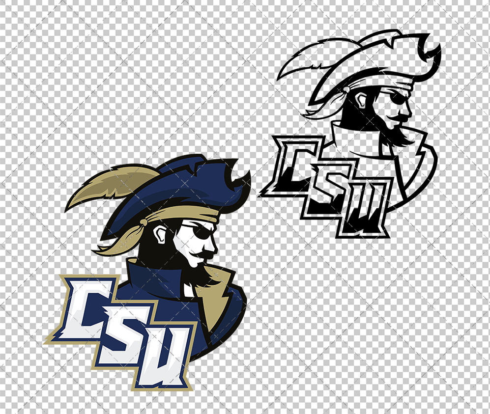 CSU Buccaneers Secondary 2022, Svg, Dxf, Eps, Png - SvgShopArt