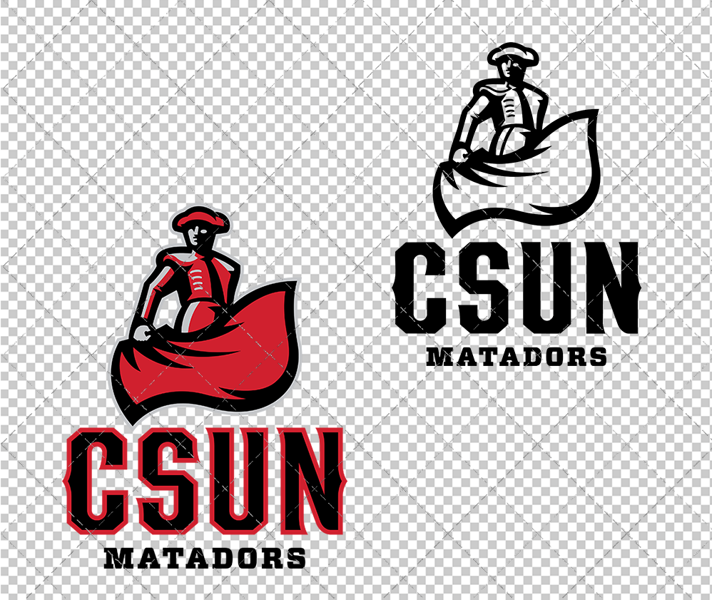 Cal State Northridge Matadors 2014, Svg, Dxf, Eps, Png - SvgShopArt