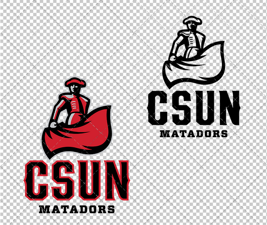 Cal State Northridge Matadors 2014, Svg, Dxf, Eps, Png - SvgShopArt