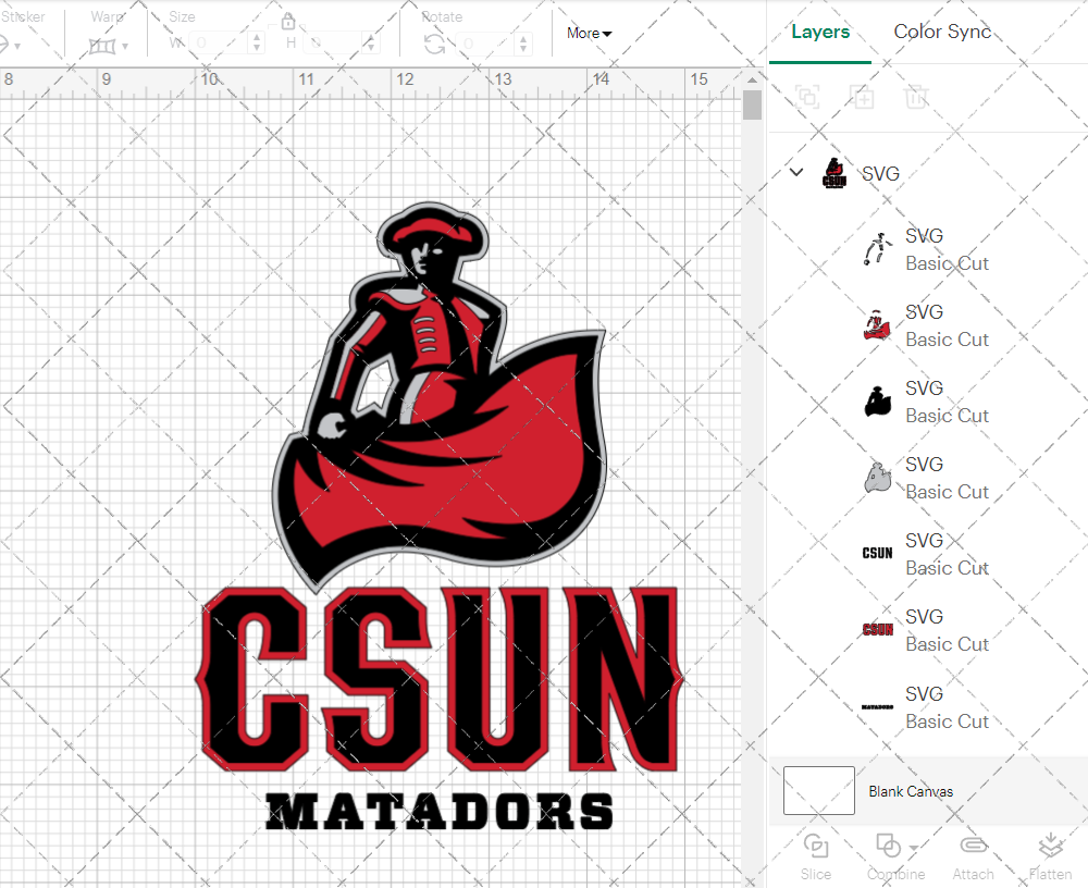Cal State Northridge Matadors 2014, Svg, Dxf, Eps, Png - SvgShopArt