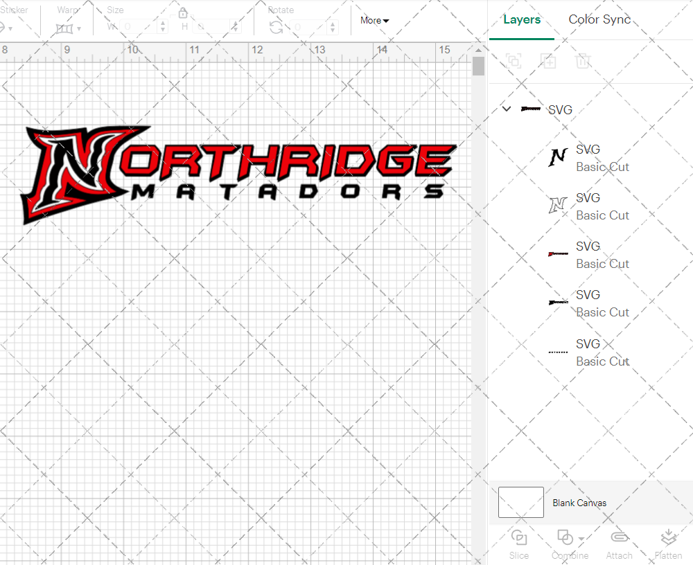 Cal State Northridge Matadors Secondary 2013 002, Svg, Dxf, Eps, Png - SvgShopArt