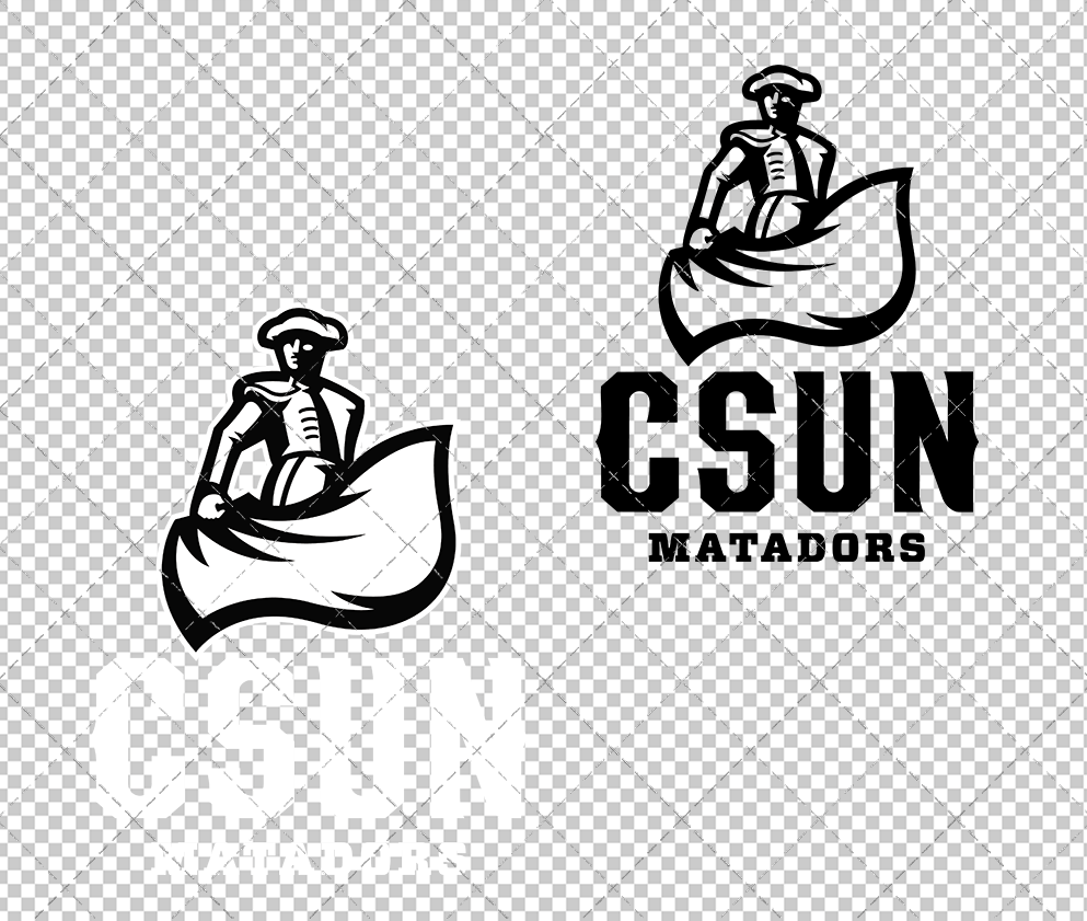 Cal State Northridge Matadors Secondary 2014 004, Svg, Dxf, Eps, Png - SvgShopArt