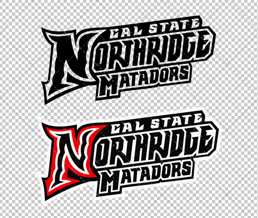 Cal State Northridge Matadors Wordmark 1999, Svg, Dxf, Eps, Png - SvgShopArt