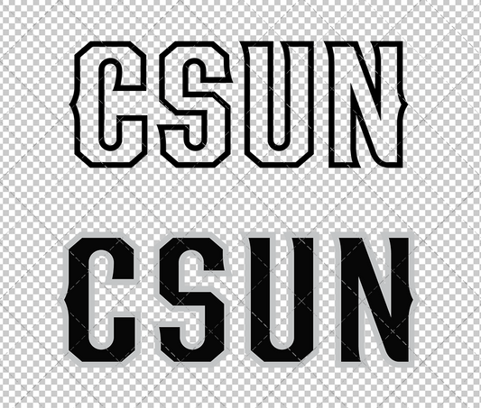 Cal State Northridge Matadors Wordmark 2014 006, Svg, Dxf, Eps, Png - SvgShopArt