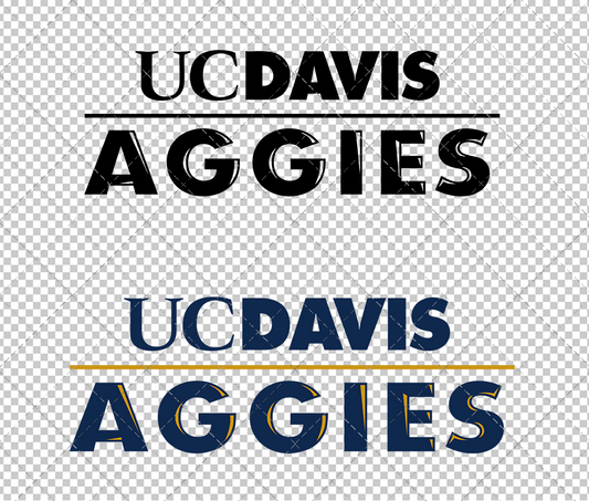 California Davis Aggies Wordmark 1999, Svg, Dxf, Eps, Png - SvgShopArt