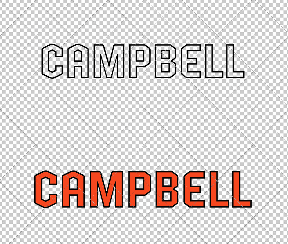 Campbell Fighting Camels Wordmark 2023, Svg, Dxf, Eps, Png - SvgShopArt
