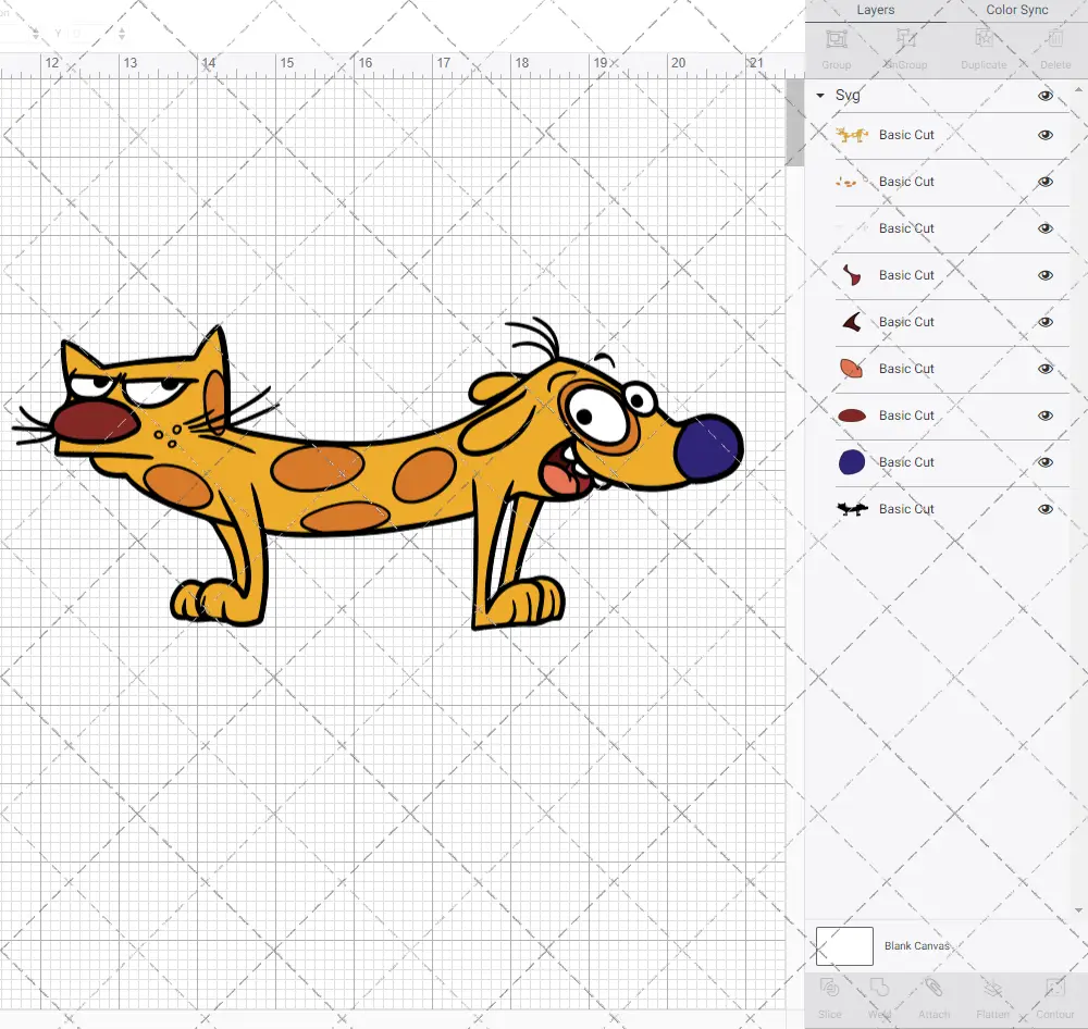 CatDog, Svg, Dxf, Eps, Png SvgShopArt