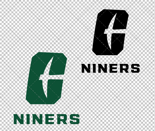 Charlotte 49ers Alternate 2020, Svg, Dxf, Eps, Png - SvgShopArt