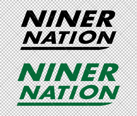 Charlotte 49ers Wordmark 2017, Svg, Dxf, Eps, Png - SvgShopArt