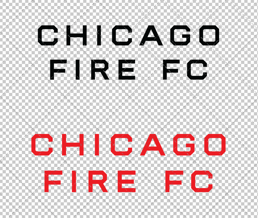 Chicago Fire Wordmark 2022 002, Svg, Dxf, Eps, Png - SvgShopArt
