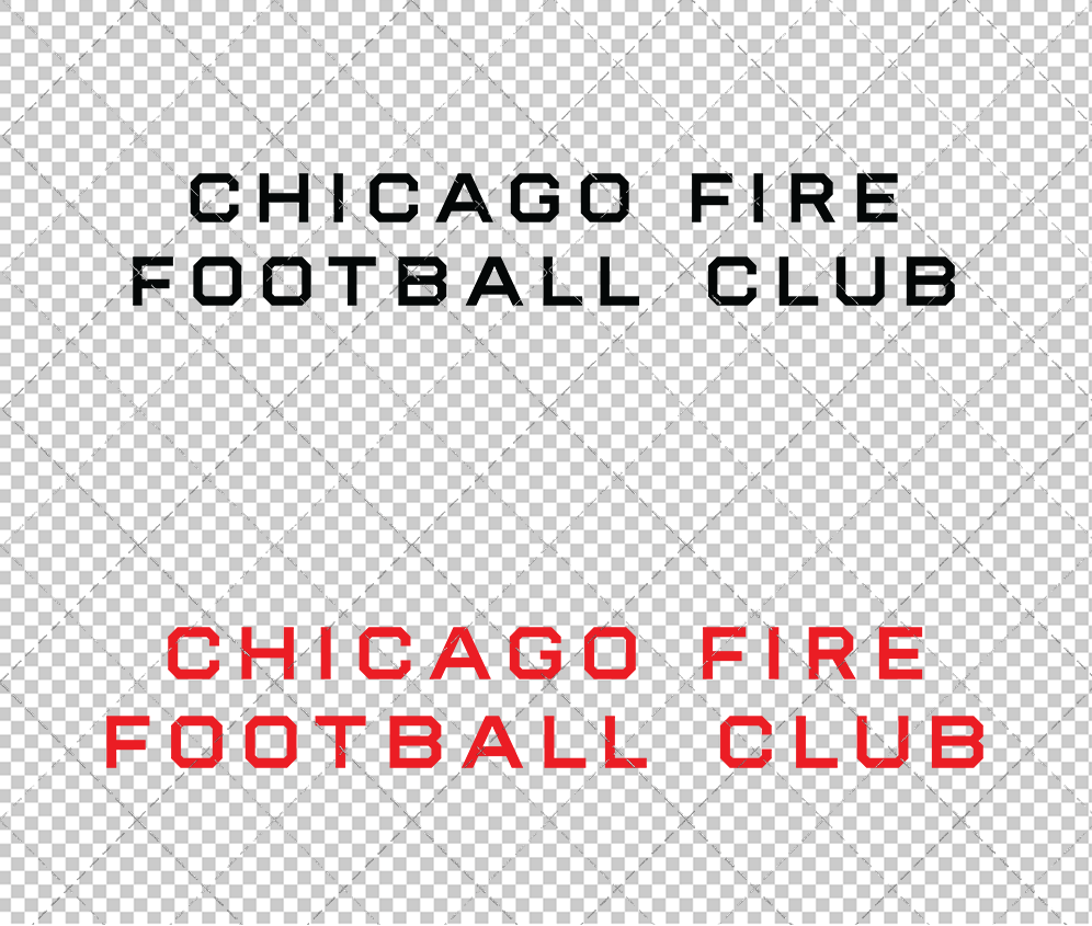 Chicago Fire Wordmark 2022 003, Svg, Dxf, Eps, Png - SvgShopArt