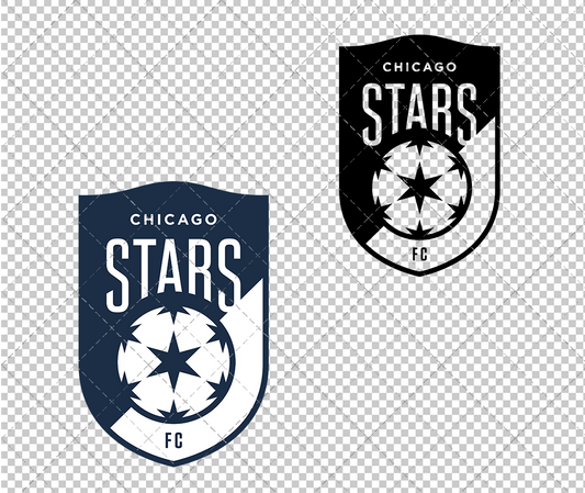 Chicago Stars FC 2025 003, Svg, Dxf, Eps, Png - SvgShopArt