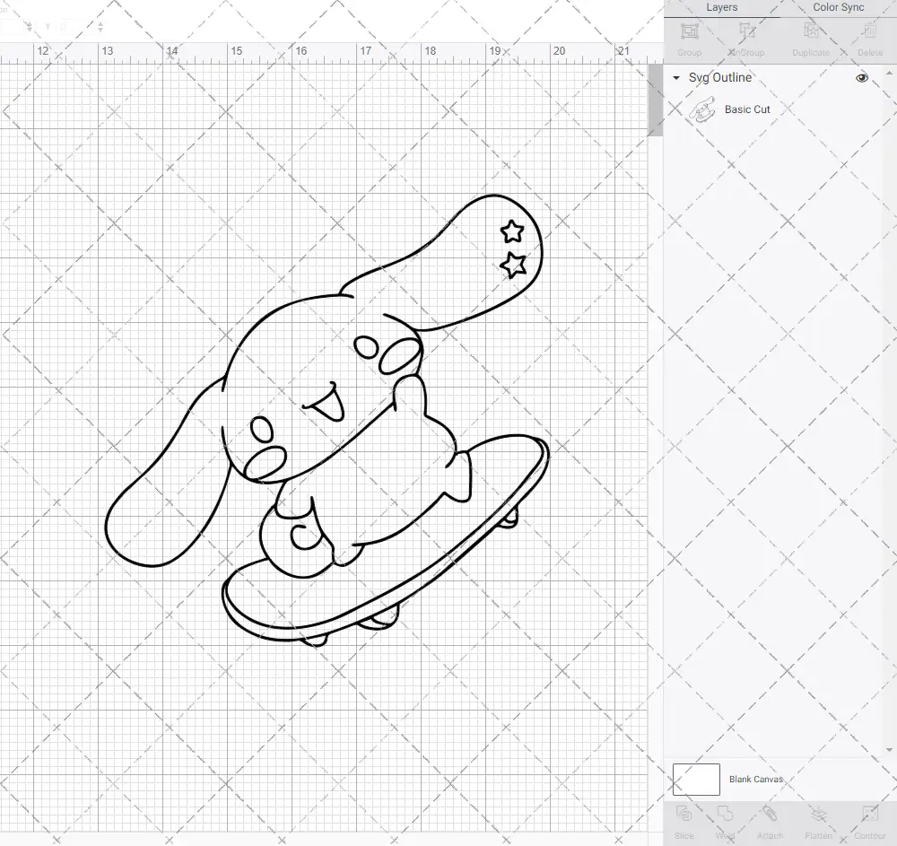 Cinnamoroll - Sanrio 002, Svg, Dxf, Eps, Png SvgShopArt