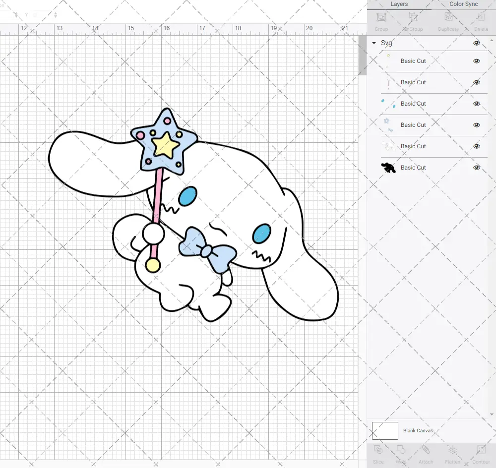 Cinnamoroll - Sanrio 003, Svg, Dxf, Eps, Png SvgShopArt