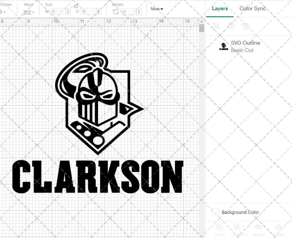 Clarkson Golden Knights Alternate 2019 003, Svg, Dxf, Eps, Png - SvgShopArt