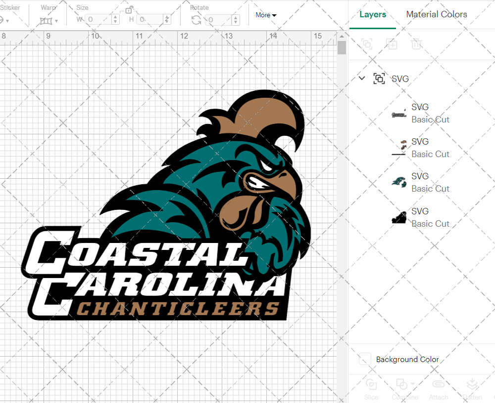Coastal Carolina Chanticleers Alternate 2016 002, Svg, Dxf, Eps, Png - SvgShopArt