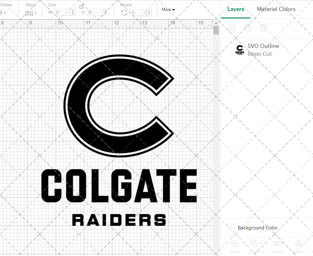 Colgate Raiders Alternate 2020 003, Svg, Dxf, Eps, Png - SvgShopArt