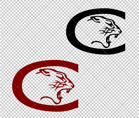 College of Charleston Cougars 1991 002, Svg, Dxf, Eps, Png - SvgShopArt