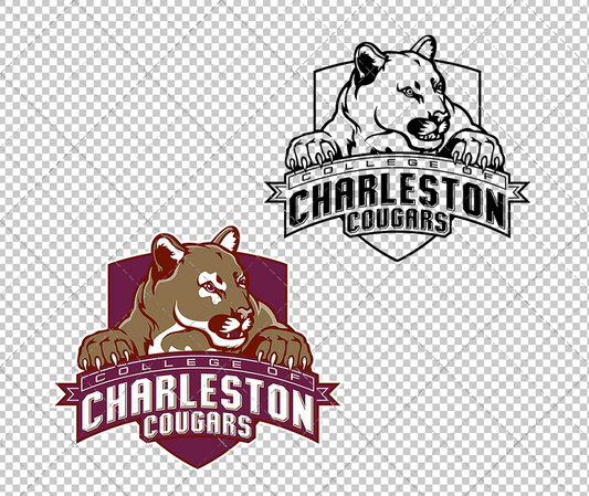 College of Charleston Cougars Secondary 2003 005, Svg, Dxf, Eps, Png - SvgShopArt