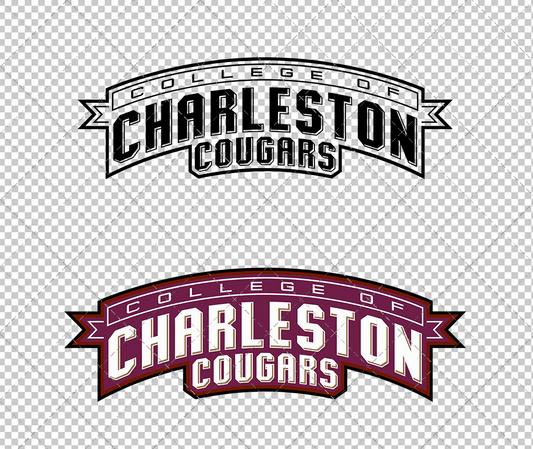 College of Charleston Cougars Wordmark 2003, Svg, Dxf, Eps, Png - SvgShopArt