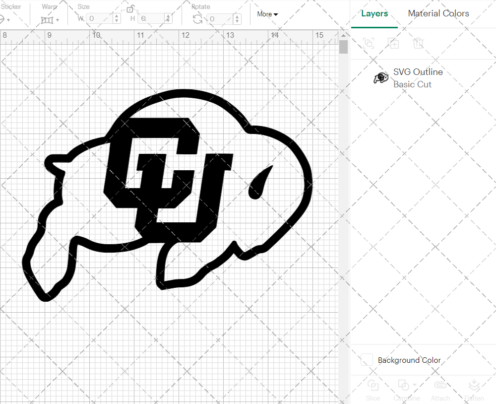 Colorado Buffaloes Helmet Logo 2013, Svg, Dxf, Eps, Png - SvgShopArt