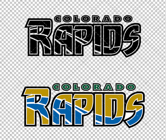 Colorado Rapids Wordmark 1996, Svg, Dxf, Eps, Png - SvgShopArt
